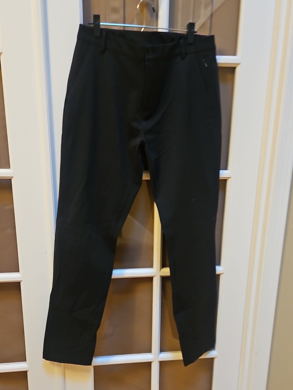 lululemon athletica Men's Commission Black Slim Chino Pants